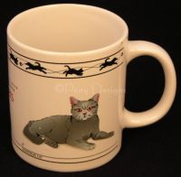 Cat Lovers Limited CHARTREUX - TURKISH CAT Coffee Mug